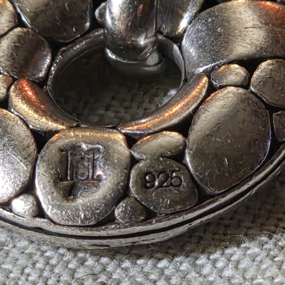 John Hardy Kali Pebble Link Charm Bracelet, SS - Picture 5 of 13